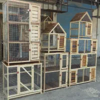 قفس پرنده چوب روس