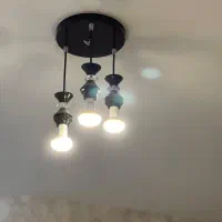 دو عدد لوستر سالم و زیبا|لوستر و چراغ آویز|همدان, |دیوار