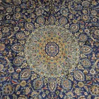 یک جفت فرش دست بافت ۱۲متری .رنگ سورمه ای خوش نقشه