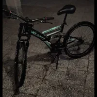 دوچرخه گالانت ۲۶ همراه جک موتوری و پایه برای ماشین