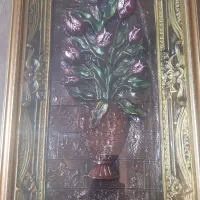 تابلوگل برجسته|تابلو، نقاشی، عکس|مشهد, کوشش|دیوار