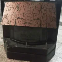 بخاری گازی طرح شومینه