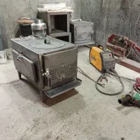 بخاری هیزمی دور همی سانتیاگو از ورق سیاه 2میل