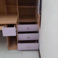تخت  کتابخانه   میز رایانه   سه کشویی برزگ|تخت و سرویس خواب|پاکدشت, پاکدشت (مامازند)|دیوار