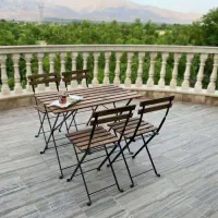 سرویس میز صندلی پیچک تاشو رستورانی کافه ای تراسی|میز و صندلی غذاخوری|تهران, قیطریه|دیوار