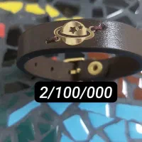 دستبندچرم طلا