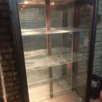 ویترین چوبی|بوفه، ویترین، کنسول|سامان, |دیوار