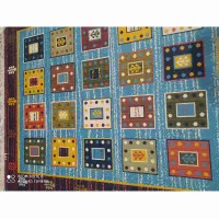 گلیم آبی رنگ|گلیم، جاجیم، گبه|آزادشهر, |دیوار