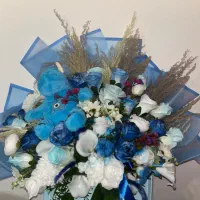 سبد گل مصنوعی کادویی