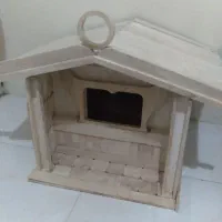 لانه گربه وسگ کلبه چوبی