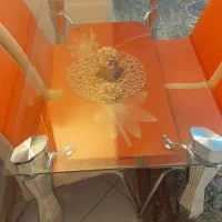 میزناهارخوری نارنجی|میز و صندلی غذاخوری|تهران, شهرک نفت|دیوار