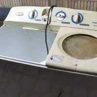 فروش دو دستگاه ماشین لباسشویی دوقلو