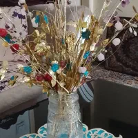 گلدان وگل|گل مصنوعی|فردیس, فردیس|دیوار