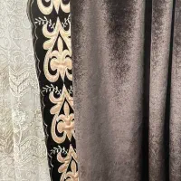 پرده پذیرایی والان مخمل ۲ عدد بلند