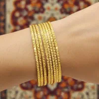 نمونه النگو طلاروس مدل آنیا کاری شیک و نمونه طلا