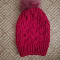 کلاه و شال گردن زرشکی ۲ مدل|لباس|تهران, نارمک|دیوار