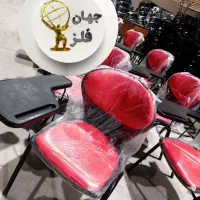 صندلی دانشجویی صدفی/محصلی/دانش آموزی(قرمز)