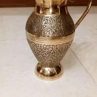 گلدان و پارچ برنزی طرح دار (توضیحات)|صنایع دستی و سایر لوازم تزئینی|تهران, خاک سفید|دیوار