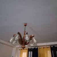 لوستر چوبی|لوستر و چراغ آویز|تهران, هفت چنار|دیوار