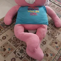 عروسک خرس صورتی
