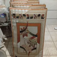 پشتی طرح گلیم
