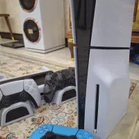 PS5 اسلیم/slim به همراه دسته در حد|کنسول، بازی ویدئویی و آنلاین|باقرشهر, |دیوار