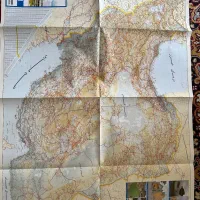 نقشه کاغذی استان گلستان