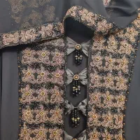 مانتو بلند مجلسی عبایی|لباس|اصفهان, برازنده|دیوار