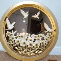 تابلو گرد آیینه ای