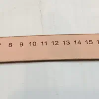 خط کش چوبی فانتزی ۲۰ سانتی