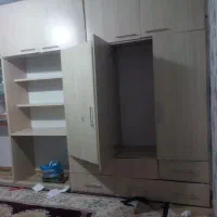 قفسه دیواری کمد دیواری|کتابخانه، شلف، قفسههای دیواری|مشهد, الهیه|دیوار