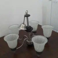 لوستر پنج شاخه|لوستر و چراغ آویز|بجنورد, |دیوار