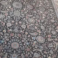 دوتخته فرش ۹متری ۱۰۰۰شانه سرمه ای درحدنونو