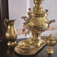 سماور زغالی برنز