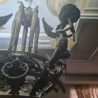 لوستر  سنگین فرشته برنجی ۵ شاخه