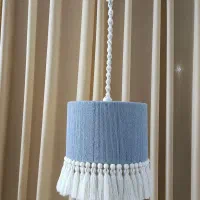 لوستر مکرومه / لوستر رافیا|چراغ خواب و آباژور|مشهد, توس (بلوار توس)|دیوار