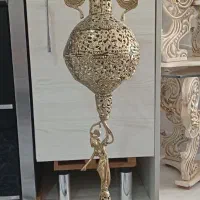 گلدان برنز طرح فرشته کم استفاده شد سالم