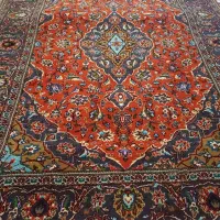 فرش دست باف زرع و نیم .نخ ابریشم و مرینوس|فرش|اسدآباد, |دیوار