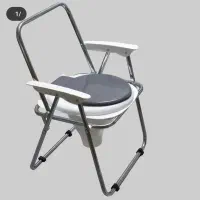 توالت فرنگی سیار گالوانیزه تاشو و فایبر لوله90