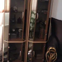 دو عدد بوفه ام‌دی‌اف وشیشه