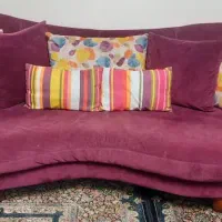 فروش مبل هشت نفره. به علت مهاجرت بدون میز وسط