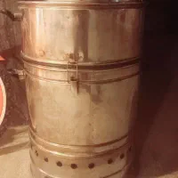 دستگاه ذرت پز گازی  دوقسمتی