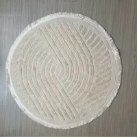 فرش گرد مدل پینترسی نو