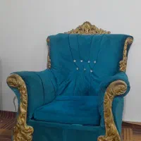 مبل ۷ نفره بامیزعسلی|مبلمان خانگی و میز عسلی|سلطانیه, |دیوار