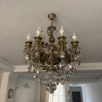 لوستر برنجی|لوستر و چراغ آویز|تهران, گلچین|دیوار