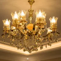 لوستر ۱۲ شعله (شاخه مرغابی)