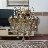 سه عدد لوستر پذیرایی دو عدد چراغ خواب کوچیک