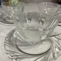 فنجان و نعلبکی ورکو فرانسه و قندان پیرکس بوتیک