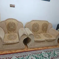 فروش مبل راحتی هفت نفره و پرده 10متری