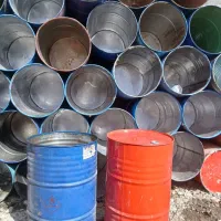 مخزن صنعتی فلزی ۲۲۰ لیتری . بشکه ت